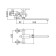 Fashun A52202-7 bath mixer, single-leaf, pouring 315 mm, with a shower, black