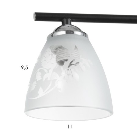 MH26271/3 "SIGZAG" E27 60W 52x21x26 cm-5
