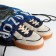Back for shoes on the lace, black/blue color