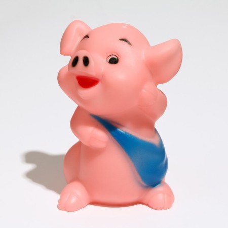 Brying toy "Funny Pig - Glutor" for dogs, 9 cm-1
