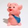 Brying toy "Funny Pig - Glutor" for dogs, 9 cm