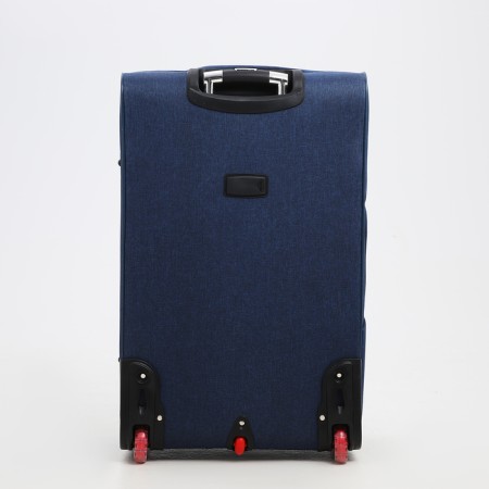 Big suitcase 28 ", a lightning department, code castle, 3 wheels, 2 external pockets, blue color-6