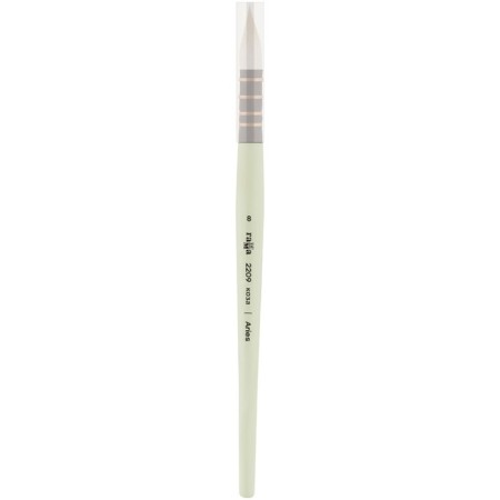 Cossack brush, round, gamut "Aries" No. 8, French mount, short handle-3