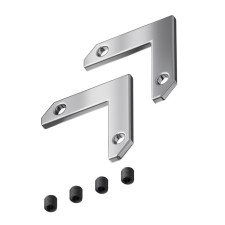 A set of corners of 90 ° horizontal (2 connectors, 4 screws) for the profile Tra034MP-2S-1