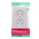 Double SE BLANCA, 16 A, 250 V, overhead, without salary, curtains, IP20, white, Blnra001211