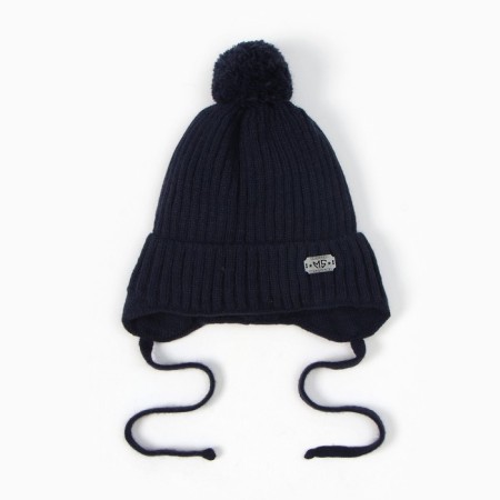 Baby hat, blue color, size 52-54