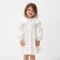 Children's dress with collar Kaftan R.34 (122-128 cm) white