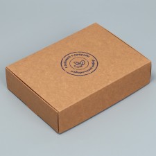 Gift folding craft, packaging, “C care”, 21 x 15 x 5 cm