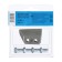Knife for the ice discovery "LR-110L SKAT", left rotation, set 2 pcs.