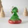 Polystone souvenir "Snake in a cap-earflass at a tubing" 5.2x6 ​​cm