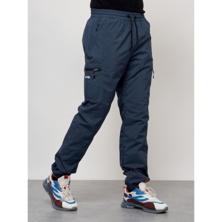 Sports male winter, size 54, blue color-8