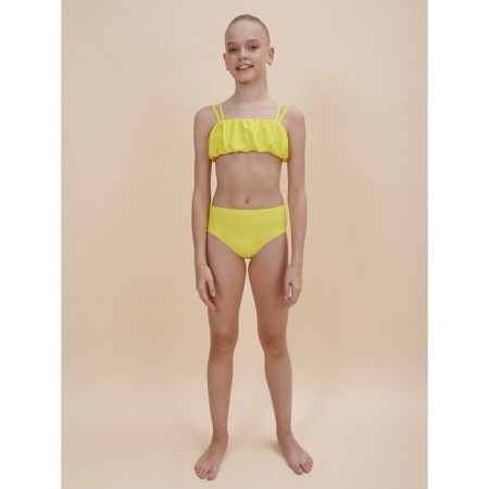 Bathing suit for girls, height 98 cm, lime color-5