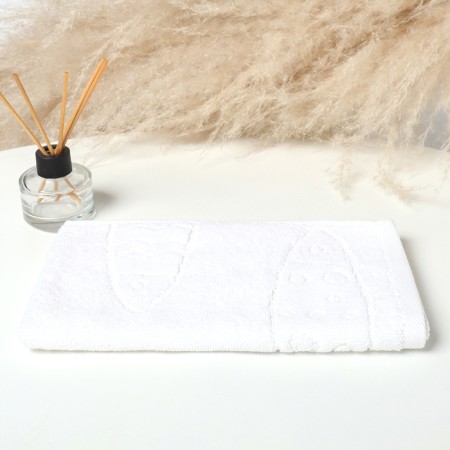 Trick Branco di Pesci towel white color, 50x80, 460g/m HL100%
