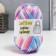 Knitted yarn 95% cotton, 5% Elastan "Lentino Melange" 100 g 30 m color 20