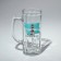Glass mug for beer "Hamburg. Sea Adventure ", 500 ml, MIX drawing