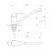 Kitchen mixer "PSM-Profsan" PSM-104-31, single-legged, excess length 220 mm, chrome