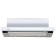 Elikor Exposure "Integra" Glass 50N-400-B2g, built-in, 400 m3/h, 2 speeds, 50 cm, white