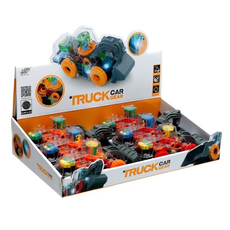 Tractor "gears", works on batteries, lighting effects, mix-7