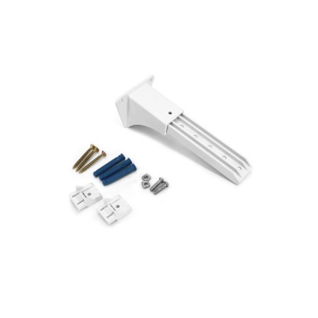 Plastic bracket, 16-18 cm, white color