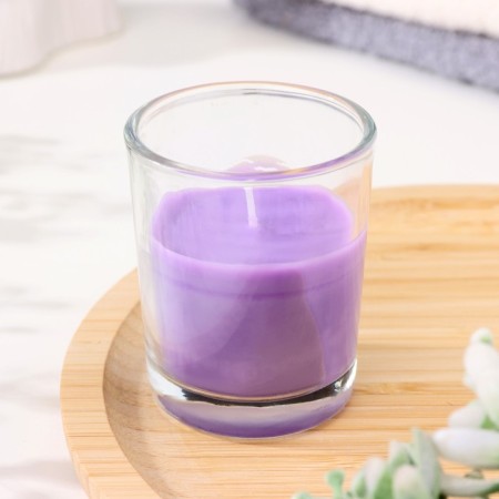 Aromatic candle in glass 5x6cm, lavender-1