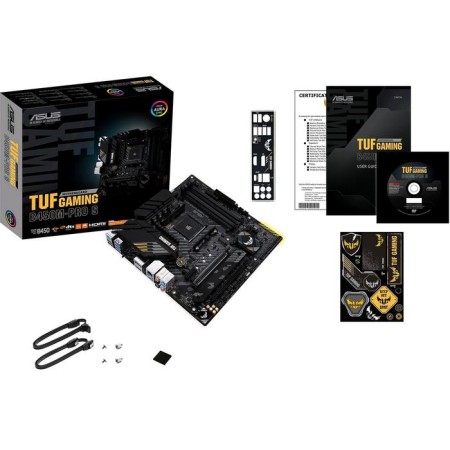The ASUS TUF Gaming B450M-PRO S, AM4, B450, 4XDDR4, HDMI, DP, MATX MATX.-3