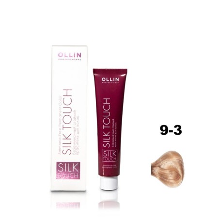 Hair dye OLLIN Professional Silk Touch, Besammiach, tone 9/3 Blonde golden