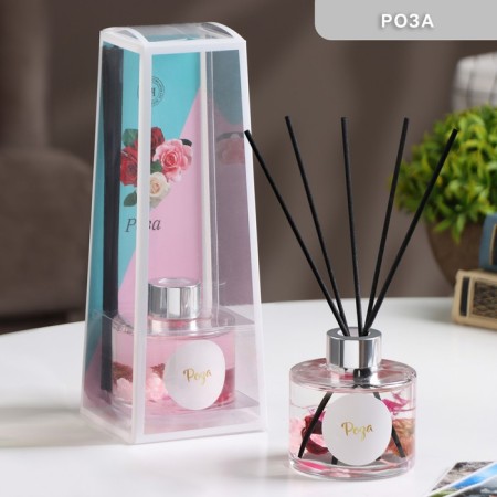 Aromatic diffuser with the interior filler, 120 ml, rose, "wealth of aroma"