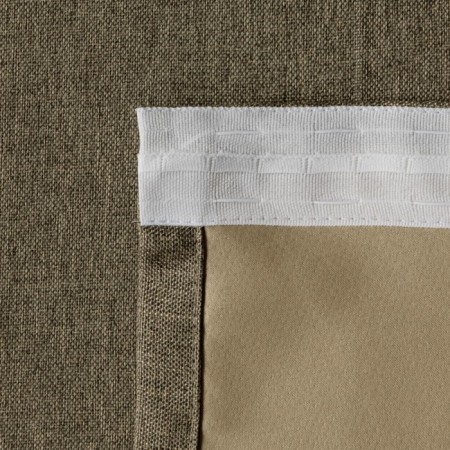 Set of curtains "Merlin", size 2x145x270 cm, color light brown-3
