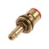 Kran-Buks 103115, 1/2 ", square, 7 x 7 mm, 90 degrees, long rod, brass