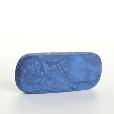 Case for glasses on the cracker, the color is blue