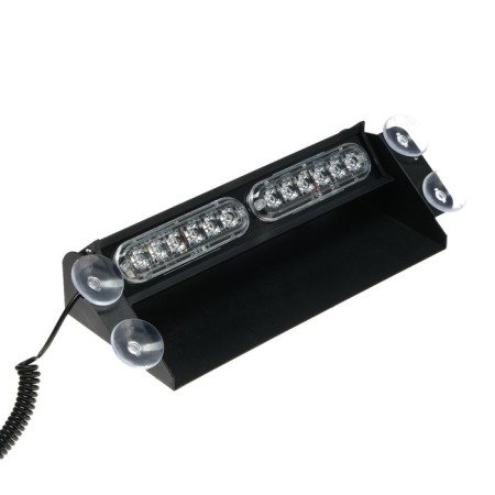 Signal strobe for windshield 12 LED, 12V, 9 modes, red-blue-5