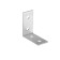 Corner Fixing equilateral tundra, 40x40x20x2 mm, in a package of 10 pcs.