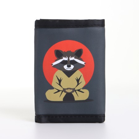 Children's wallet on Velcro "chosen", the color is dark gray-1