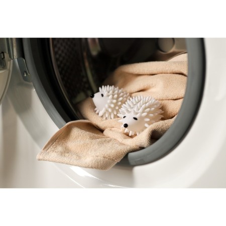 Balls for washing the linen “Hedgehogs”, 2 pcs, white color-9