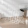 Table of covers, 6 departments, 15 × 18.5 × 32 cm, white color