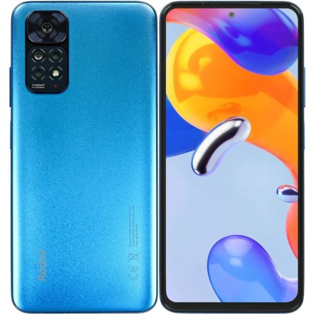 Smartphone Xiaomi Redmi Note 11s RU, 6.43 ", AMOLED, 6 GB, 64 GB, 108 MP, 5000 Mam, NFC, Blue