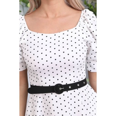 Female dress, size 50, white color-11