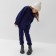 Costume (sweater and trousers) children's minku, dark blue color, height 152 cm