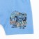 Panties for a boy (boxers), cornflower color, height 122 cm
