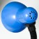 Table lamp 17338227/1 E27 40W Blue 13x13x30 cm Risalux