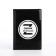 Cover for passport, black color