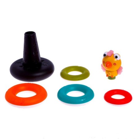 Pyramid "chicken", sound effects, 5 rings-1