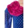 Women's dress, size 46, blue, pink color