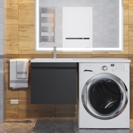 Tumbling for the washing machine Uperwood Magenta, 50 cm, suspended, black, drawer-2