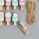 Decor for creativity tree "Procher. Beast in pockets" set of 10 pcs 3.8x2x1.2 cm