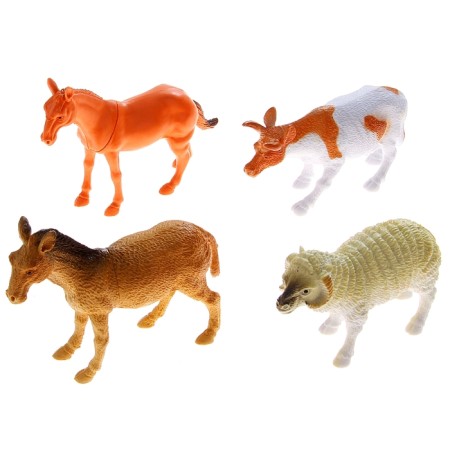 Farm animal set, 4 figures