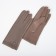 Gloves are female, dimensionless, without insulation, beige color