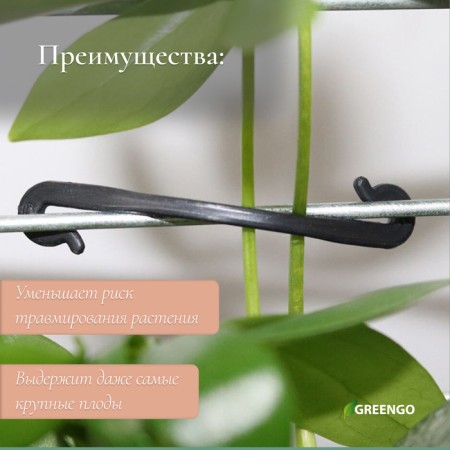 Kistapelter, 6 cm, plastic, black, Greengo-1