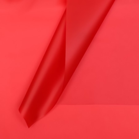 Flower film, matte, scarlet, 57x 57 cm, 55 μm