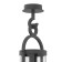 Street lamp Mantra Maya, E27, 1x20W, 175x145x620 mm, dark gray color